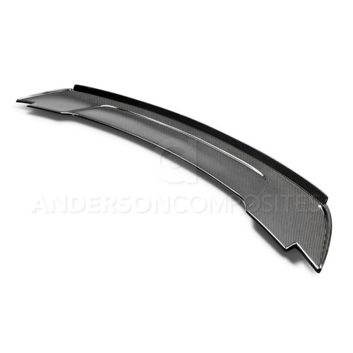 Anderson Composites Type-ST Carbon Fiber Track Pack Style Rear Spoiler With Wicker For 2015-2022 Ford Mustang