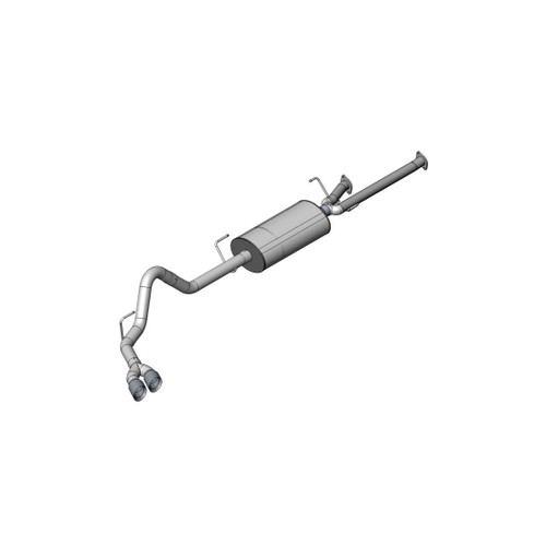 Corsa 07-08 Toyota Tundra Double Cab/Crew Max 5.7L V8 Polished Sport Cat-Back Exhaust - 14577
