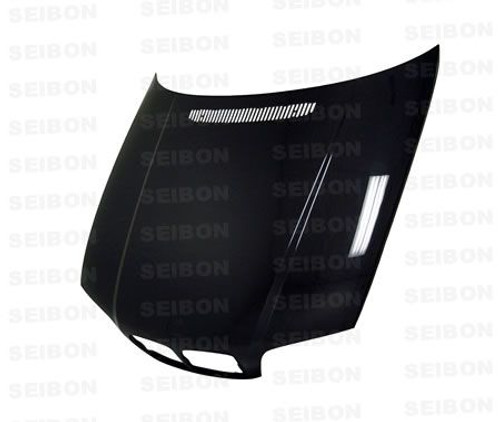Seibon Carbon OEM-style Carbon Fiber Hood for 2000-2003 BMW E46 2DR, pre LCI - HD9902BMWE462D-OE