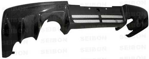 Seibon Carbon OEM-style Carbon Fiber Rear Diffuser for 2008-2015 Mitsubishi Lancer EVO X - RD0809MITEVOX-OE