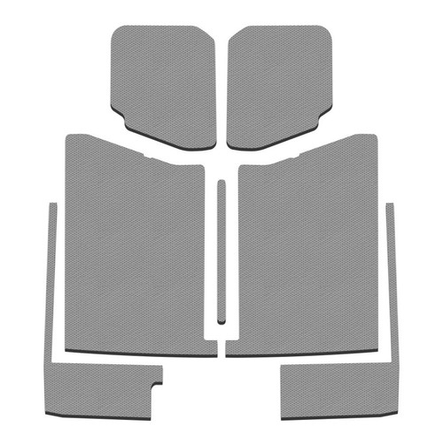 DEI 2019-Up Jeep Gladiator Leather Look Headliner Complete Kit 7-pc - Gray - 50186