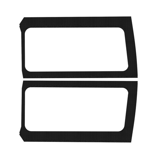 DEI 2019+ Jeep Wrangler JL 2DR Side Window Kit - Black - 50268