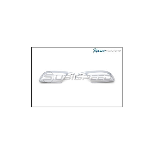 OLM Paint Matched Lower Mirror Covers - Ice Silver Metallic (Subaru WRX / STI 2015+/ Crosstrek 2015 - 2017)