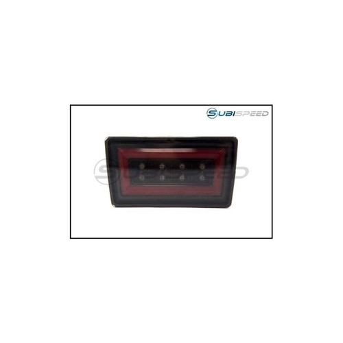 OLM V3 F1 Rear Brake Light Smoked Lens/ Gloss Black Base/ Red Bar (Subaru 2015+ WRX / STI)