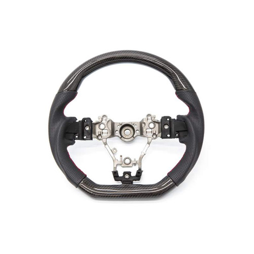 OLM Carbon Pro Leather Steering Wheel (Subaru WRX / STI 2015+)