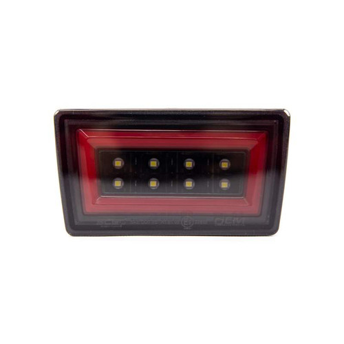 OLM NB+R Rear Brake Light Smoke Lens/ Black Base/ Red Bar WRX/STI 15+)