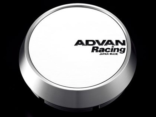 Advan Racing Center Cap 63MM Middle White - V2390