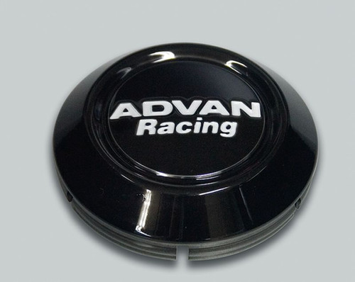 Advan Racing Center Cap 73MM Low Black - Z9353