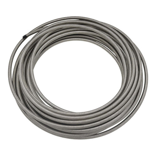 DeatschWerks 6AN Stainless Steel Double Braided PTFE Hose - 50ft - 6-02-0861-50 Photo - Primary