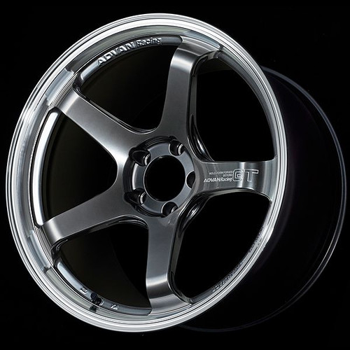 Advan GT Beyond 18X8.0 +42 5-112 Machining Racing Hyper Black Wheel - YAQB8G42MMHB