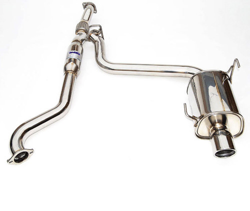Invidia 15+ Subaru WRX/STI Single Q300 Rolled Stainless Steel Tip Cat-back Exhaust - HS15SW4G3S