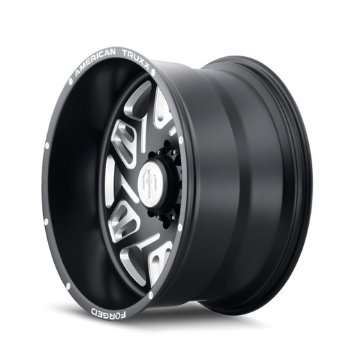 ATF1908-221283M ORION AMERICAN TRUXX FORGED ORION ATF1908 MATTE BLACK/MILLED 22X12 6-139.7-44MM 106.1MM - ATF1908-22283-44M