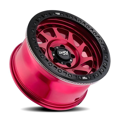 DIRTY LIFE ENIGMA RACE 9313 CRIMSON CANDY RED 17X9 6-135 -12MM 87.1MM - 9313-7936R12
