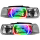 Oracle Lighting 2000-2006 Chevrolet Tahoe/GMC Yukon Pre-Assembled LED Halo Headlights - ColorSHIFT - w/No Controller - 8166-334