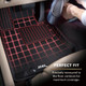 3D MAXpider Floor Mat Compatible For MERCEDES-BENZ EQE SEDAN (V295) 2023-2024 KAGU Black (2nd Row) - L1MB17221509