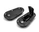 Seibon Carbon AeroCatch Plus Flush Hood Latch and Pin Kit - Black - with lock - Seibon Edition - HOODPINS-120-7100