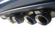 Corsa 12-13 Chevrolet Corvette C6 ZR1 Sport Cat-Back Dual Rear Exit w/ Twin 4.0in Pol Tips - 14164CB3