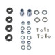 BBK 94-04 Mustang Caster Camber Plate Kit - Silver Anodized Finish - 2527