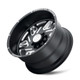 ATF1908-241497M ORION AMERICAN TRUXX FORGED ORION ATF1908 MATTE BLACK/MILLED 24X14 8-180 -76MM 124.2MM - ATF1908-24478-76M