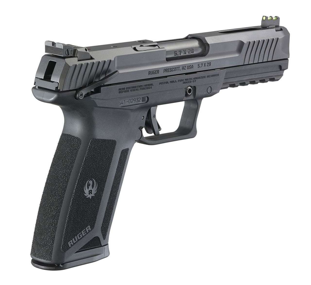RUGER-57 5.7X28MM 20+1 ROUND PISTOL, BLACK - 16401 - Jerry's