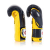 Fairtex BGV9 Mexican Style Blue Yellow Muay Thai Boxing Glove - Heavy Hitter