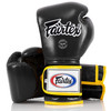 Fairtex BGV9 Mexican Style Black Yellow Piping Muay Thai Boxing Glove - Heavy Hitter
