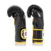 Fairtex BGV9 Mexican Style Black Yellow Piping Muay Thai Boxing Glove - Heavy Hitter