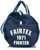 Fairtex Retro Style Barrel Bag (Navy Blue)