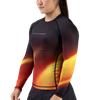 Women's Apex Nova Long Sleeve Rash Guard - Sunburst Orange - 1