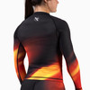 Women's Apex Nova Long Sleeve Rash Guard - Sunburst Orange - 2