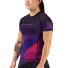 Women's Apex Nova Short Sleeve Rash Guard - Ultraviolet Purple - 1