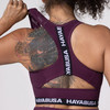 Women’s Crossback Sports Bra - Wine - 3
