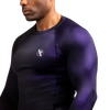 Fusion Long Sleeve Rash Guard - Black/Purple - 3