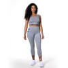 Women’s High Rise 3/4 Leggings - Grey - 5