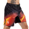 Men’s Apex Nova 3/4 Thigh Fight Shorts - Sunburst Orange - 1