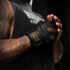 Mayweather 180” Deluxe Hand Wraps - Black/Gold - 6
