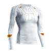 Women's Apex Vantage Long Sleeve Rash Guard - Ash White - 1