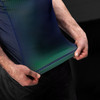 Fusion Short Sleeve Rash Guard - Blue/Green - 3