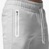 Men’s Athletic Joggers - Light Heather Grey - 3