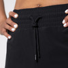Women’s Mid Rise Layered Shorts - Black - 4