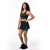 Women’s Mid Rise Layered Shorts - Black - 6
