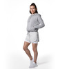 Women’s Mid Rise Layered Shorts - Grey - 6