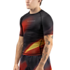 Men’s Apex Nova Short Sleeve Rash Guard - Sunburst Orange - 1