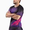 Men’s Apex Nova Short Sleeve Rash Guard - Ultraviolet Purple - 3