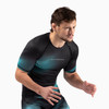 Men’s Apex Nova Short Sleeve Rash Guard - Aurora Teal - 4