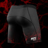 UFC BJJ Men’s Vale Tudo Shorts - Black/Red - 2