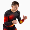 Men’s Apex Nova Long Sleeve Rash Guard - Sunburst Orange - 4