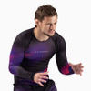 Men’s Apex Nova Long Sleeve Rash Guard - Ultraviolet Purple - 4