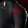 UFC BJJ Women’s Long Sleeve Rash Guard - Black/Red - 6
