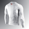 Men’s Apex Vantage Long Sleeve Rash Guard - Ash White - 2